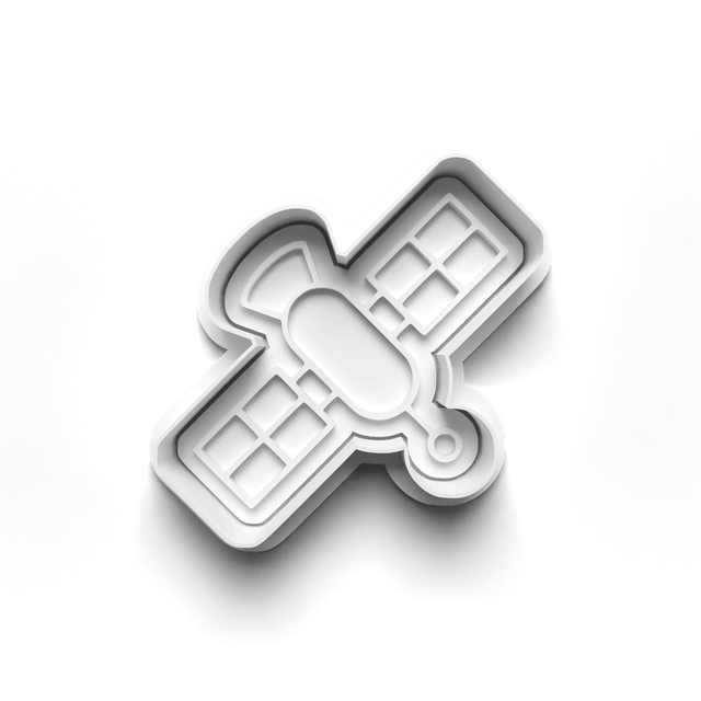 Space Rockets Cookie Cutter Embosser Set of 4 Cutters & Stamps Biscuit Mould Debossed Sugar Biscuits