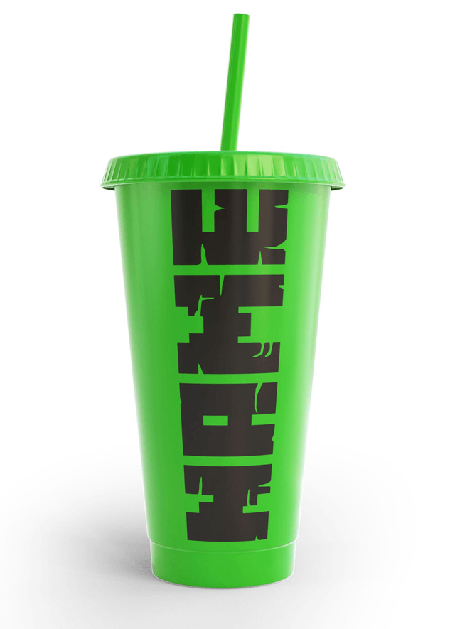 Gamer Themed Cold Cup Tumbler Custom Personalised Name