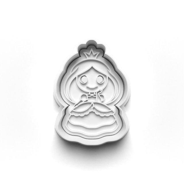 Princess Cookie Cutter Embosser Set of 4 Cutters & Stamps Biscuit Mould Debossed Sugar Biscuits