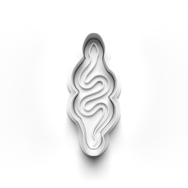 A Snake Cookie Cutter Embosser Set of 4 Cutters & Stamps Biscuit Mould Debossed Sugar Biscuits