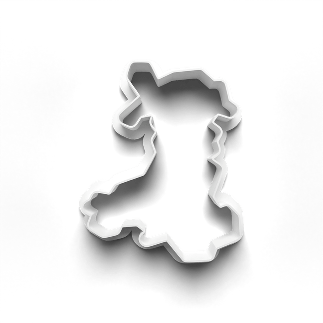Wales Cookie Cutter Embosser Set of 4 Cutters & Stamps Biscuit Mould Debossed Sugar Biscuits
