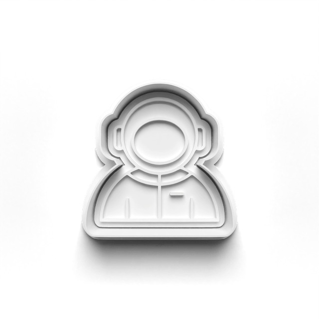 Space Rockets Cookie Cutter Embosser Set of 4 Cutters & Stamps Biscuit Mould Debossed Sugar Biscuits