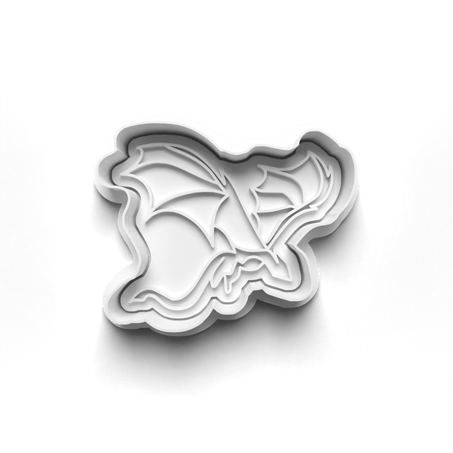 Dungeons Dragons D&D Cutter Embosser Set of 4 Cookie Cutters & Stamps Biscuit Mould Debossed Sugar Biscuit