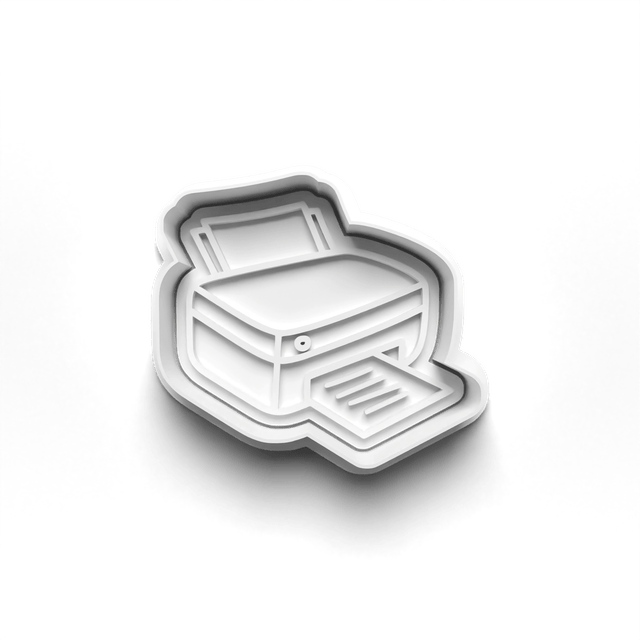 Office Party Cookie Cutter Embosser Set of 4 Cutters & Stamps Biscuit Mould Debossed Sugar Biscuits