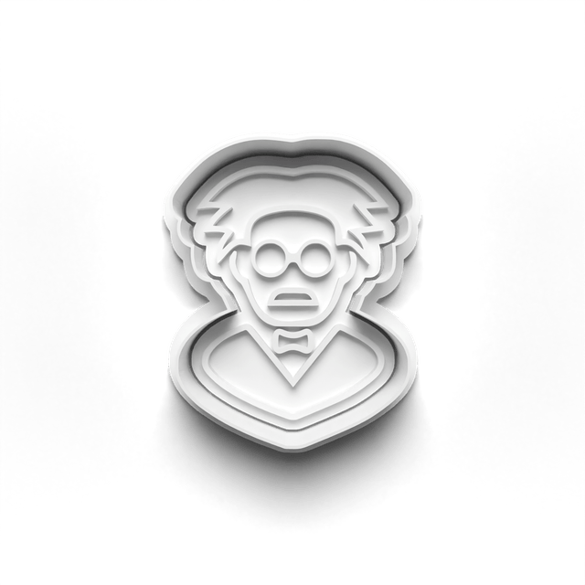 Einstein Science Cookie Cutter Embosser Set of 4 Cutters & Stamps Biscuit Mould Debossed Sugar Biscuits