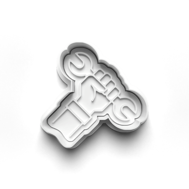 Dad Tools Cookie Cutter Embosser Set of 4 Cutters & Stamps Biscuit Mould Debossed Sugar Biscuits