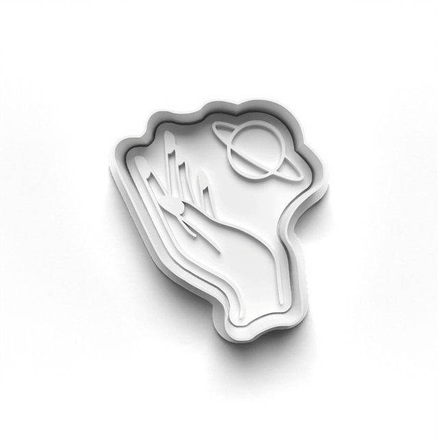 Celestial Crystals Cookie Cutter Embosser Set of 4 Cutters & Stamps Biscuit Mould Debossed Sugar Biscuits