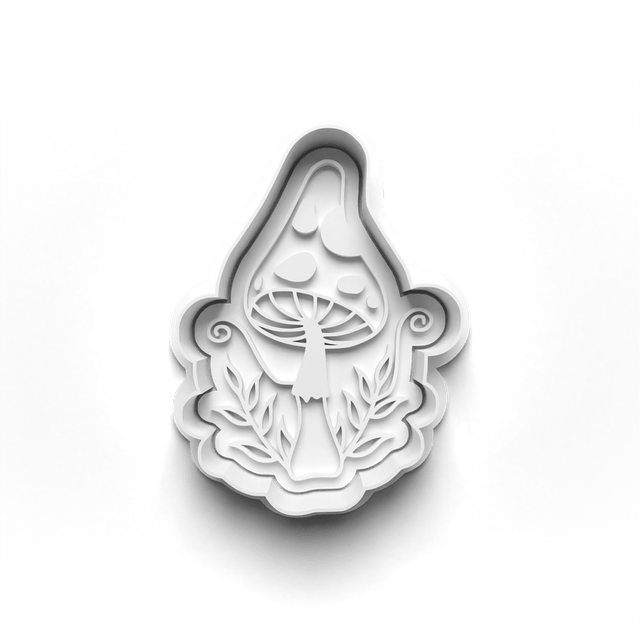 Magic Mushroom Cookie Cutter Embosser Set of 4 Cutters & Stamps Biscuit Mould Debossed Sugar Biscuits