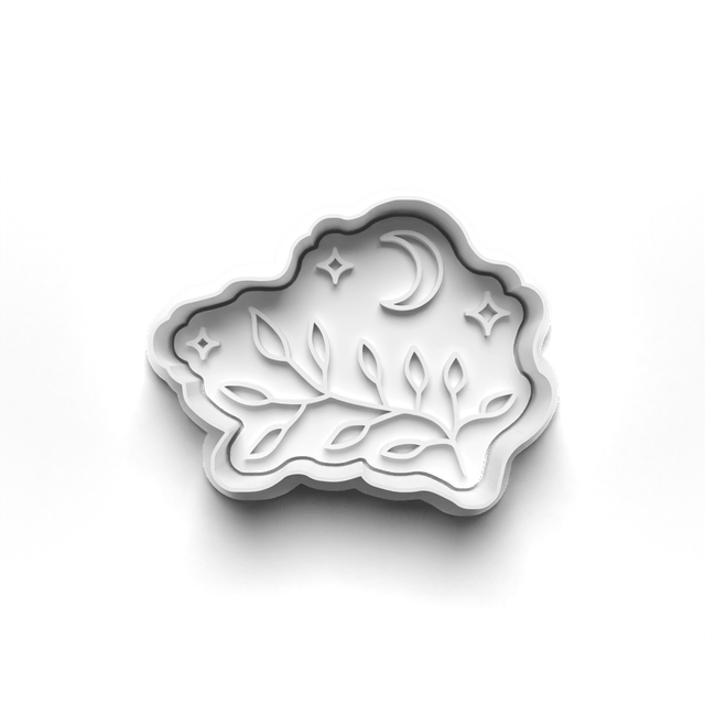 Celestial Cookie Cutter Embosser Set of 4 Cutters & Stamps Biscuit Mould Debossed Sugar Biscuit