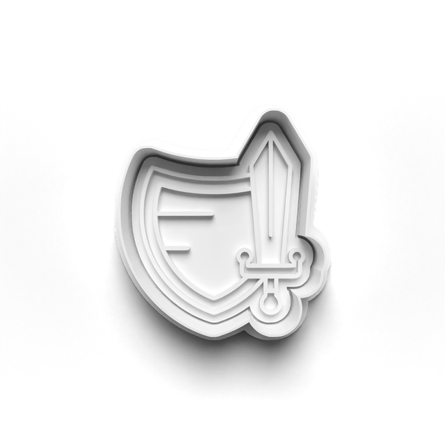 Dungeons Dragons D&D Cutter Embosser Set of 4 Cookie Cutters & Stamps Biscuit Mould Debossed Sugar Biscuit