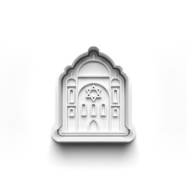 Places of Worship Cookie Cutter Embosser Set of 4 Cutters & Stamps Biscuit Mould Debossed Sugar Biscuits