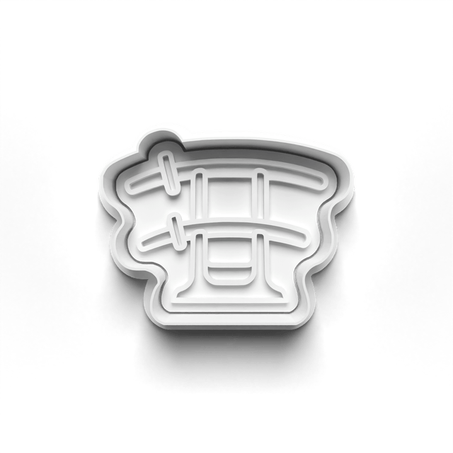 Ninja Assassin Cookie Cutter Embosser Set of 4 Cutters & Stamps Biscuit Mould Debossed Sugar Biscuits