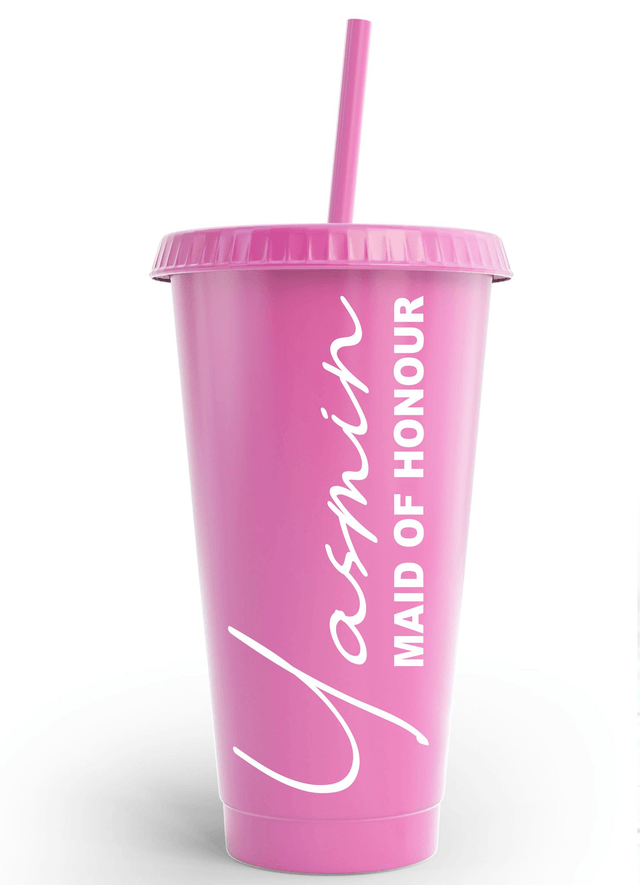 Bride To Be Cold Cup Tumbler Custom Personalised Name Birthday Wedding & Party's