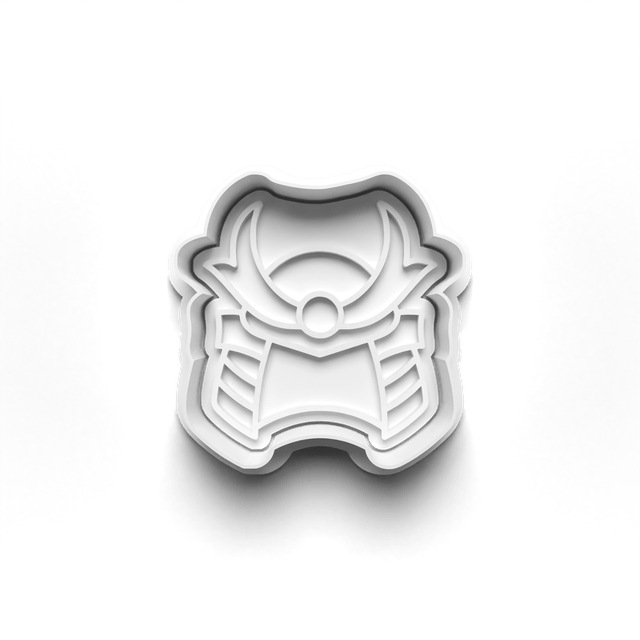 Samurai Japan Cookie Cutter Embosser Set of 4 Cutters & Stamps Biscuit Mould Debossed Sugar Biscuits