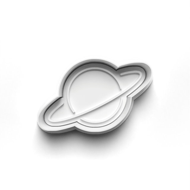 Space Rockets Cookie Cutter Embosser Set of 4 Cutters & Stamps Biscuit Mould Debossed Sugar Biscuits