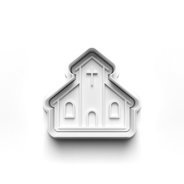 Places of Worship Cookie Cutter Embosser Set of 4 Cutters & Stamps Biscuit Mould Debossed Sugar Biscuits