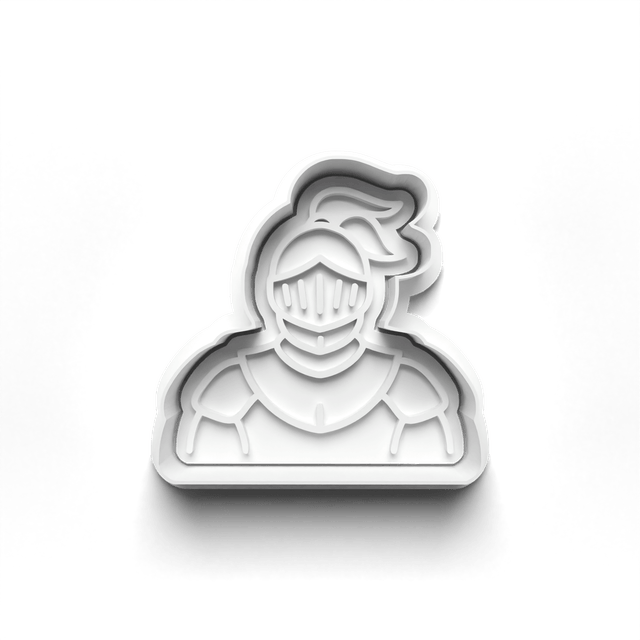 Medieval Knight Cookie Cutter Embosser Set of 4 Cutters & Stamps Biscuit Mould Debossed Sugar Biscuits