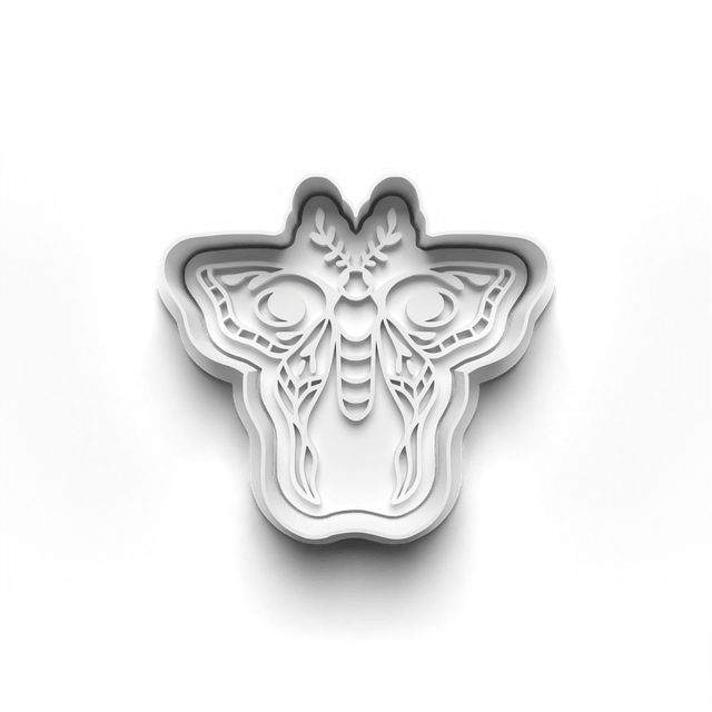 Moth Bug Cookie Cutter Embosser Set of 4 Cutters & Stamps Biscuit Mould Debossed Sugar Biscuits