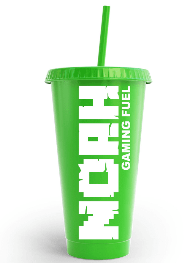 Gaming Fuel Cold Cup Tumbler Custom Personalised Name Birthday &amp; Party&#039;s